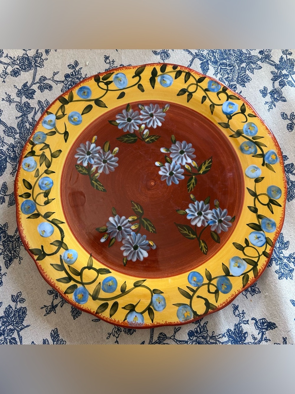 🟠 CERTIFIED INTERNATIONAL • Provence “California Garden” Dinner Plate (11”) - Picture 2 of 6